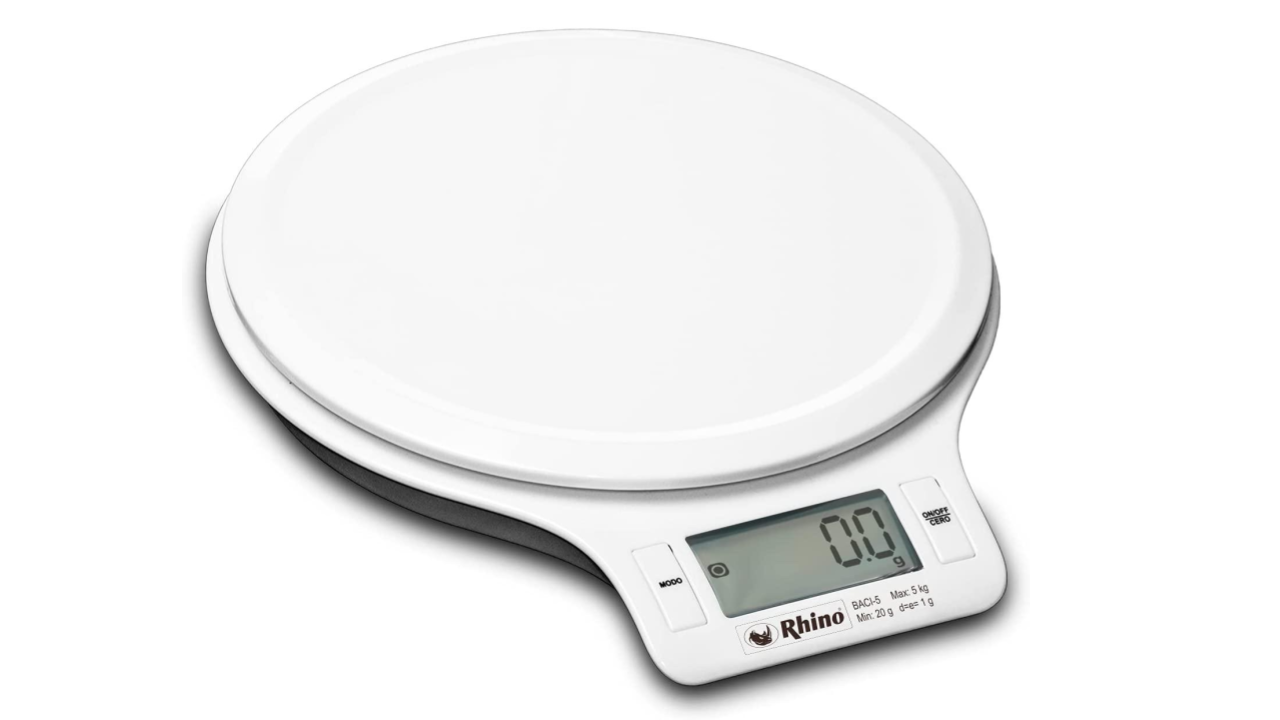 Como pesar a comida com a Balança digital de cozinha baci 5 RHINO